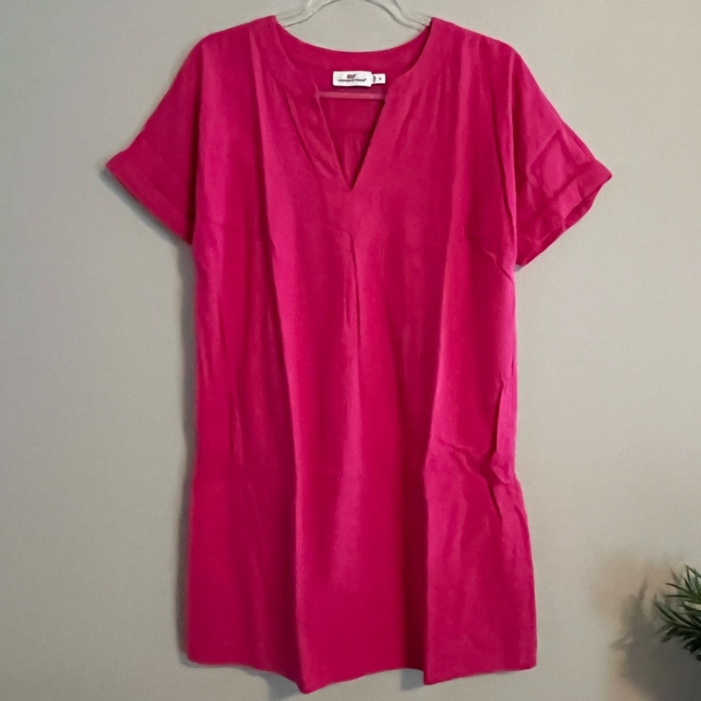 VINEYARD VINES | 8 | LINEN blend DRESS